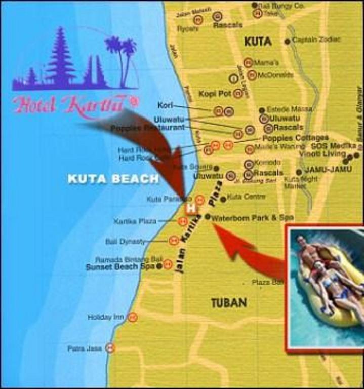 Hotel Karthi Kuta Kuta  Luaran gambar